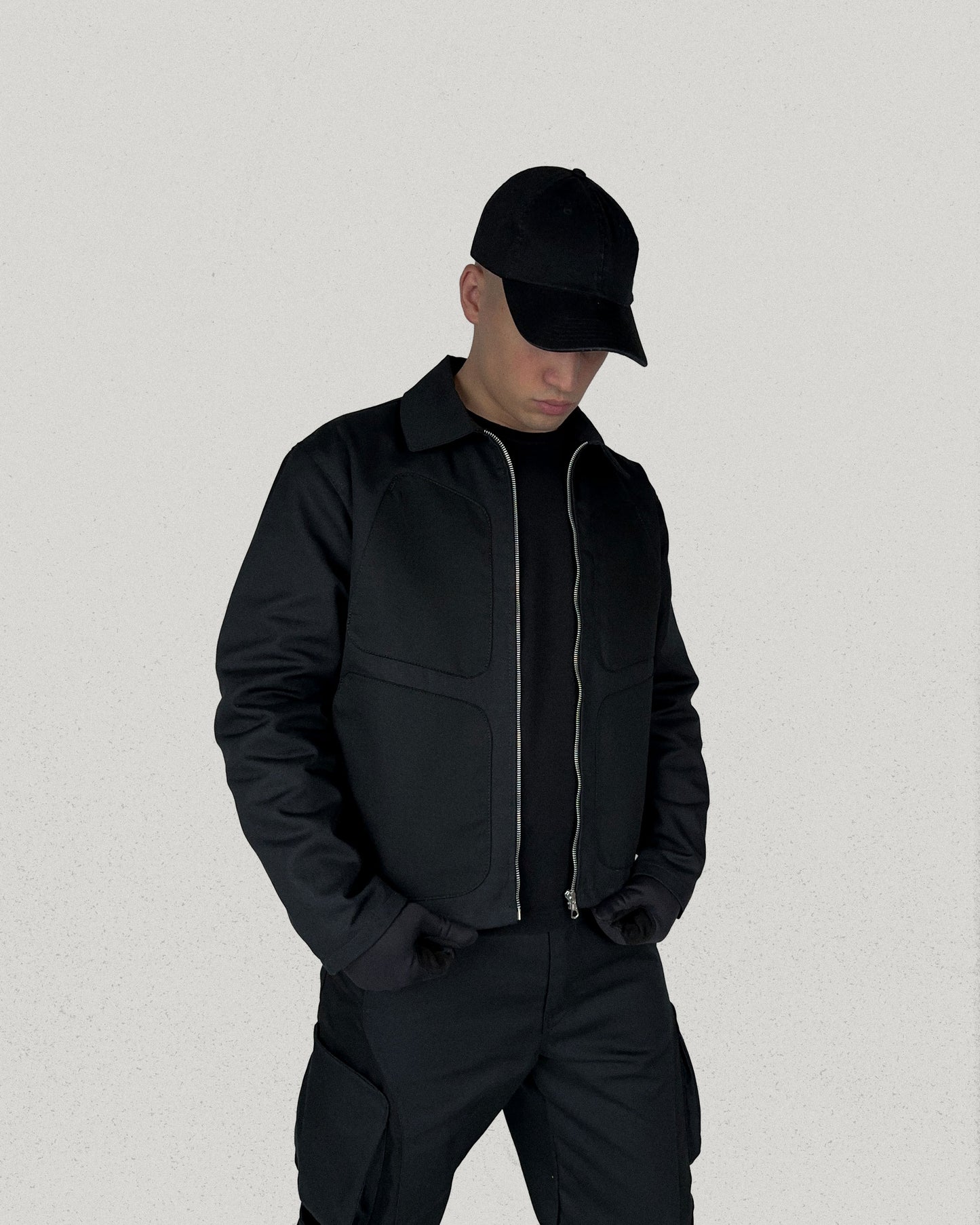 BLACK POCKET JACKET