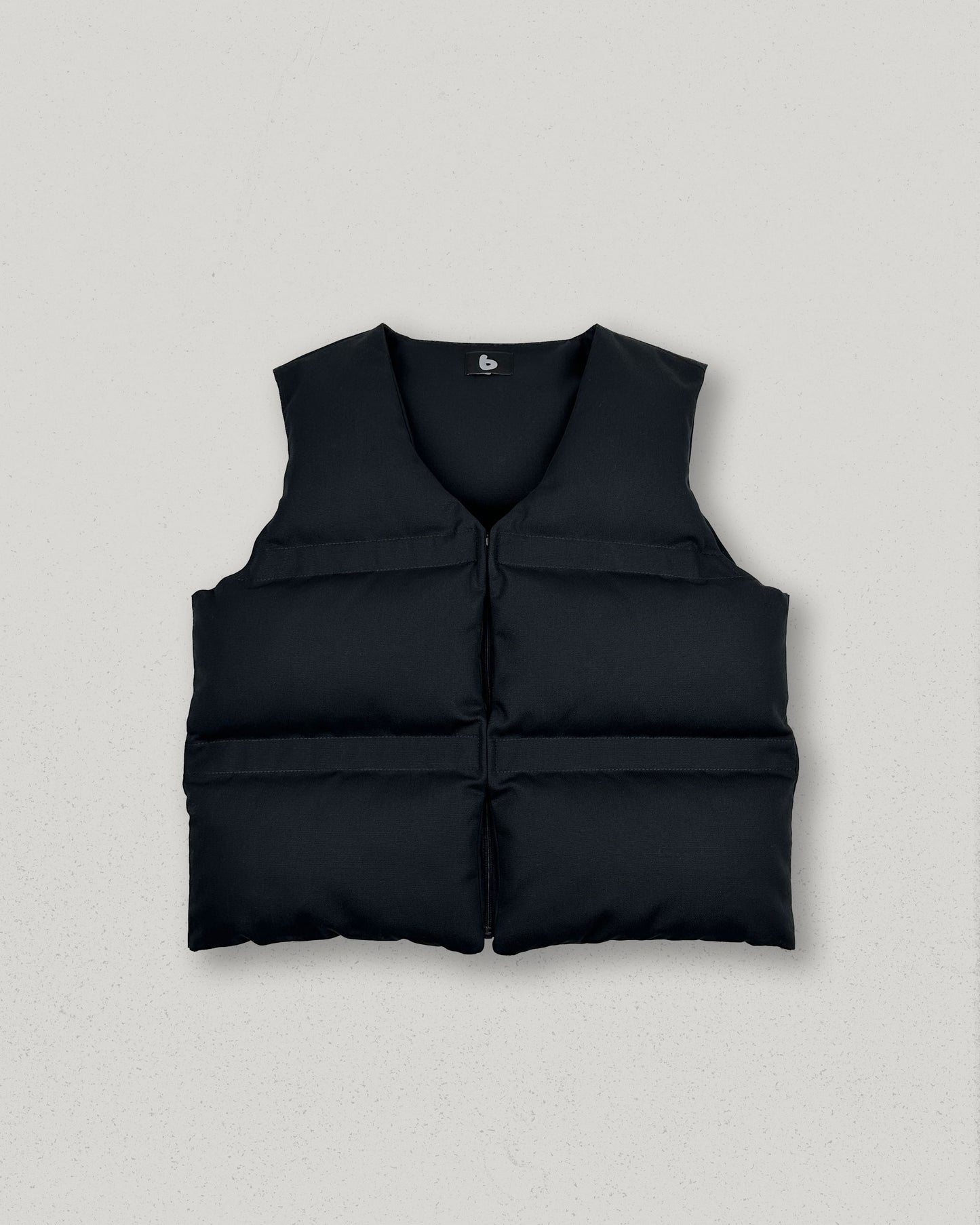 BLACK PUFFER VEST