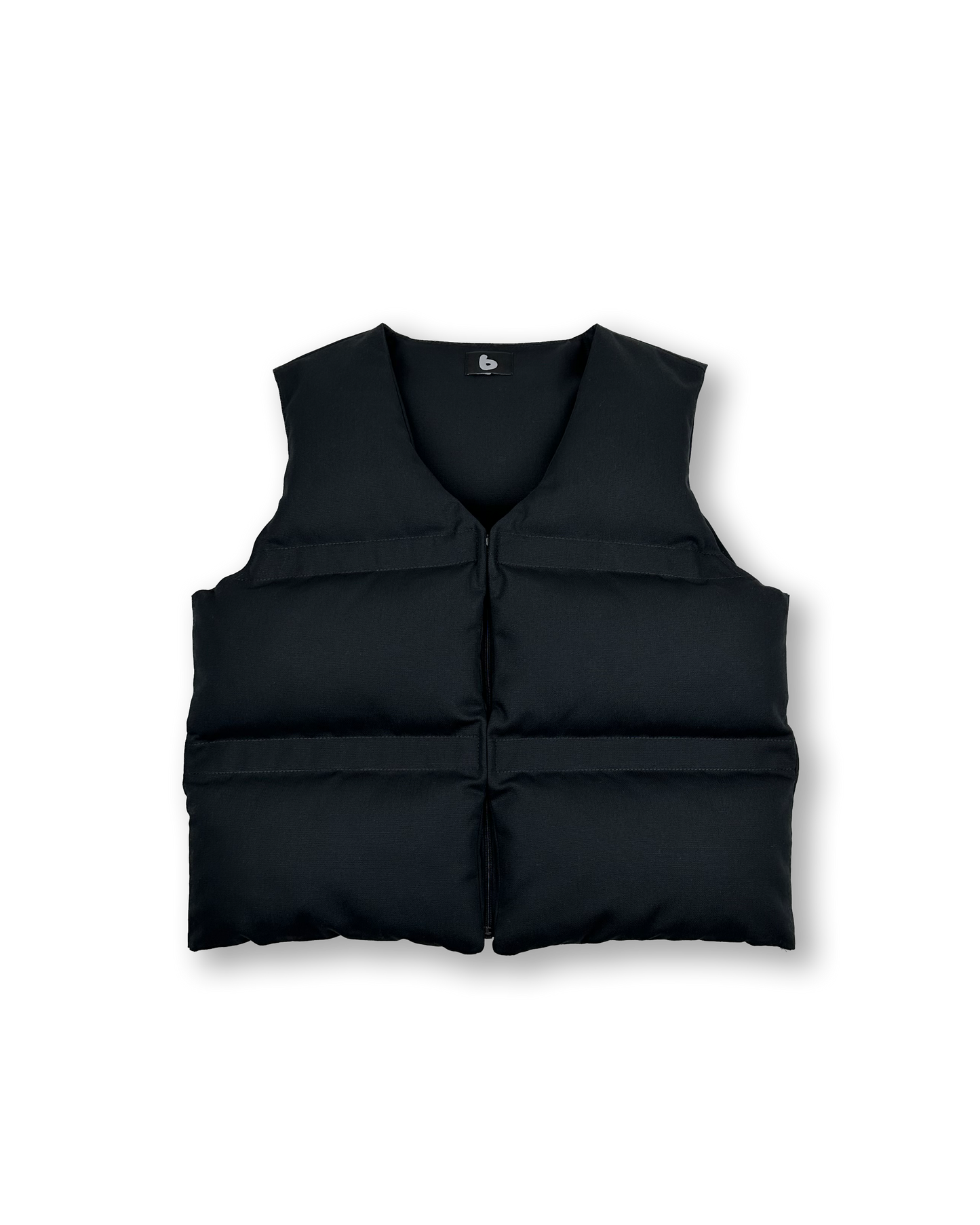 BLACK PUFFER VEST